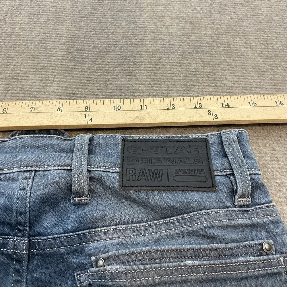 G-Star RAW Lancet Skinny Jeans Mens 28x30 Blue Slim Fit Denim Stretch Pants - Picture 8 of 11